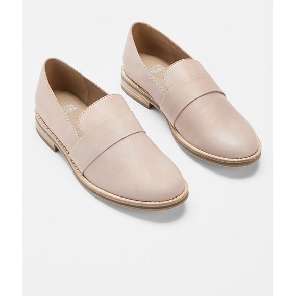 Eileen Fisher Shoes - Eileen Fisher Hayes Leather Loafers Natural 9.5